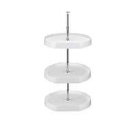 Almond Polymer 3-Shelf Lazy Susan Q857