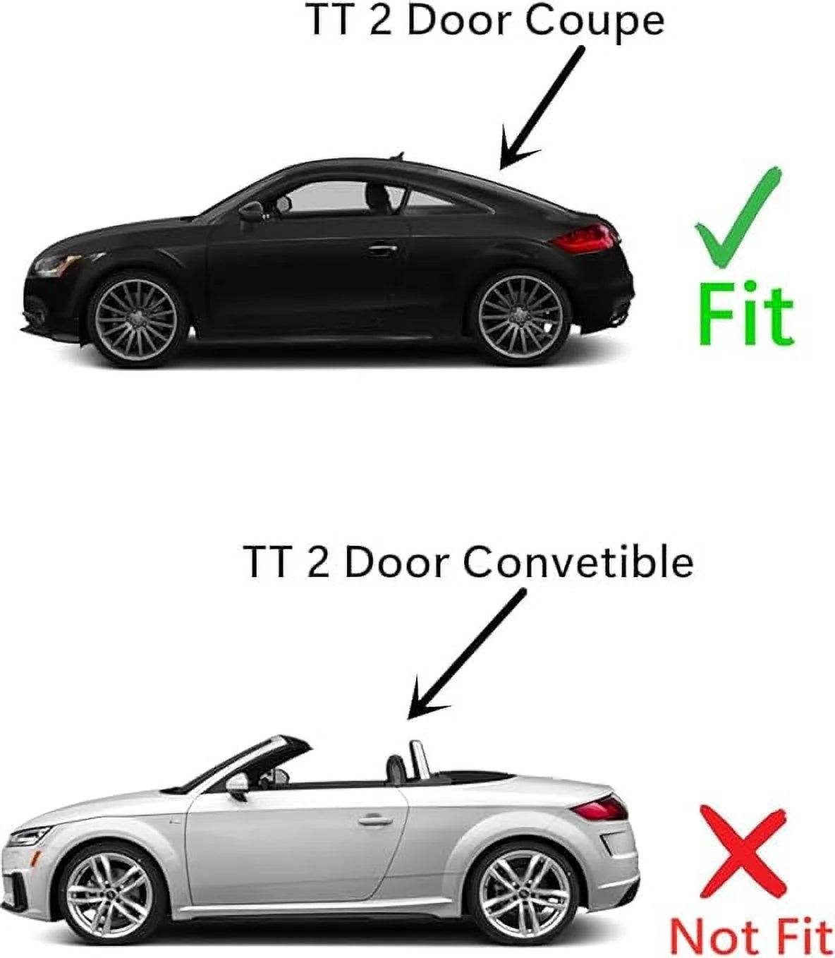 Heated Rear Window Back Glass for Audi TT 2 Door Coupe 2007-2015 A15328
