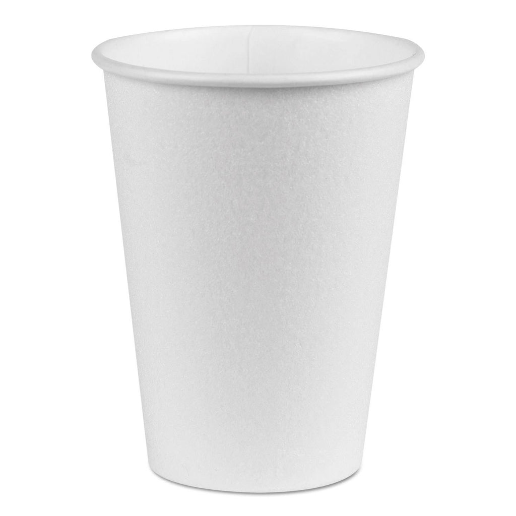 White 12 oz. Hot/Cold Cups Q491