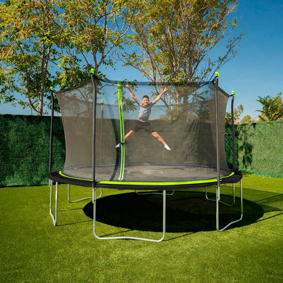 14ft Trampoline with Enclosure E2430