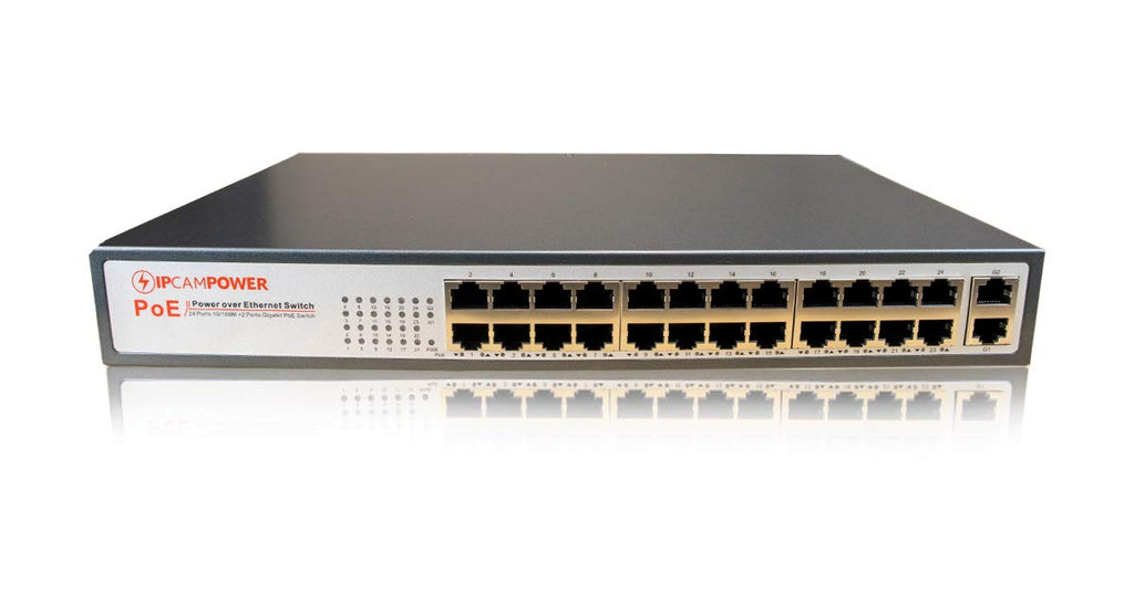 16 Port POE Network Switch with 2 Gigabit Uplink Ports U9183