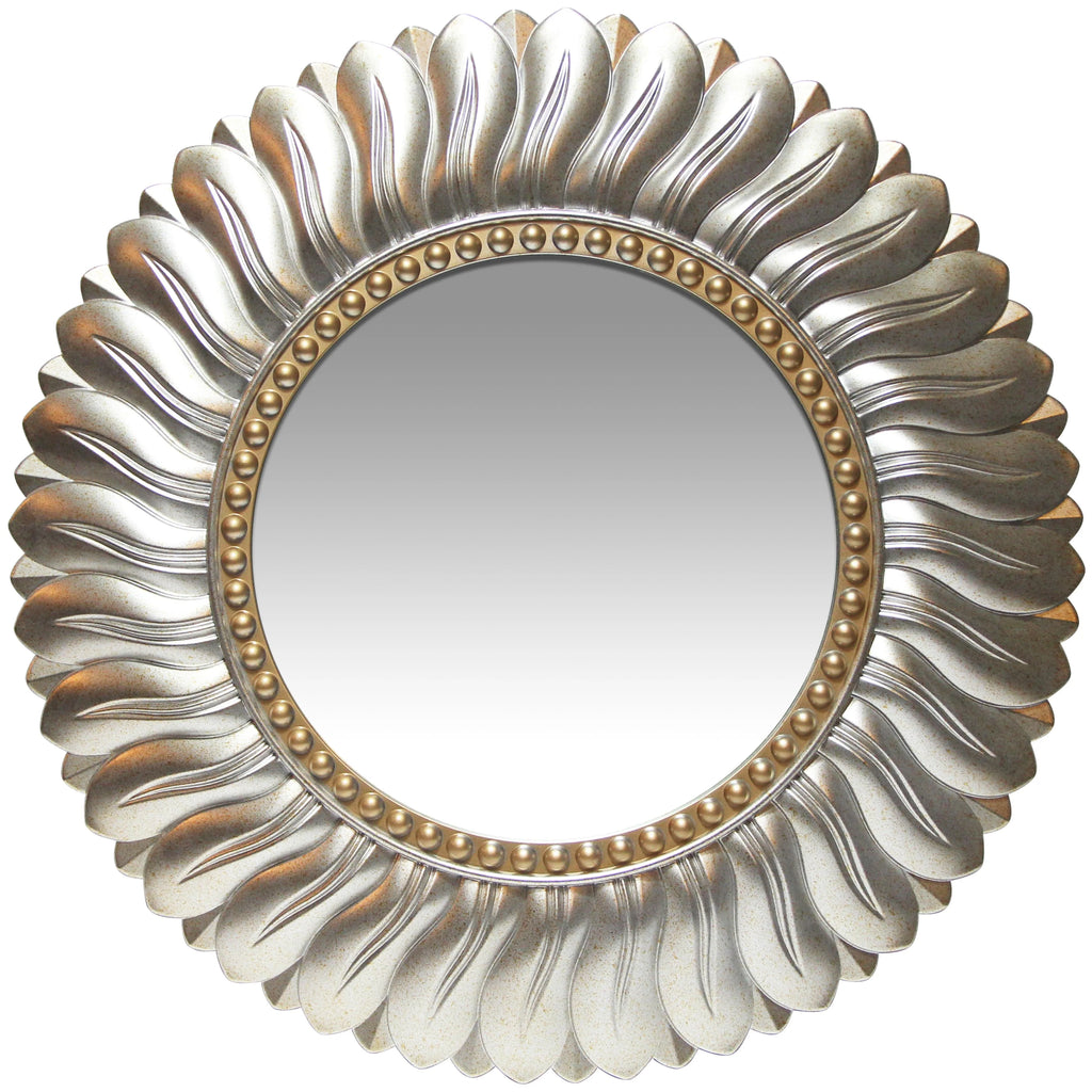 Gold Round 21.5-inch Wall Mirror S38057