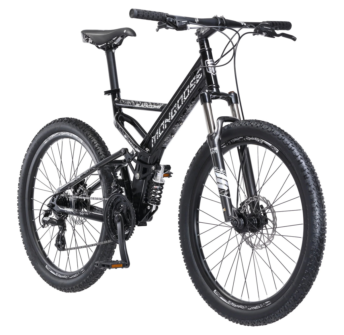 Black 26 inch Wheels 24 Speeds Mountain Bike G4189