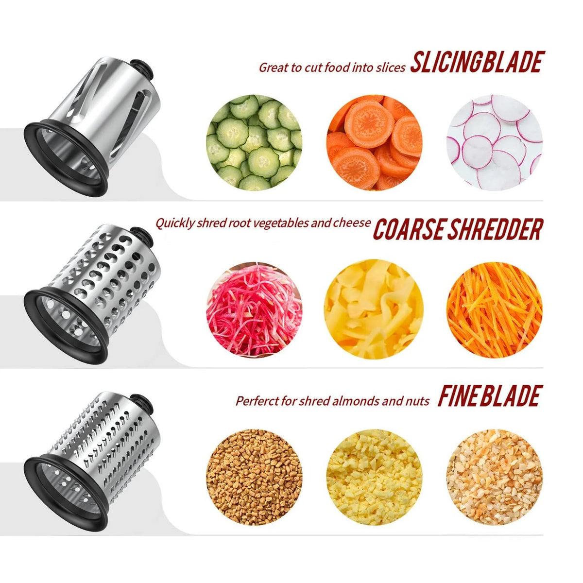 Vegetable Slicer and Cheese Grater Attachment for KitchenAid Stand Mixers N545640