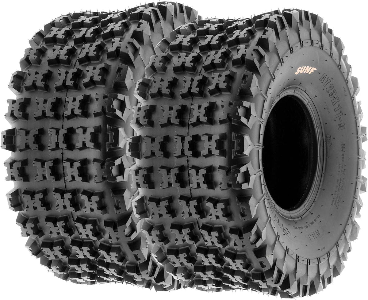 Set of 4 Knobby Sport ATV UTV Tires, 6 PR Tubeless Z317108