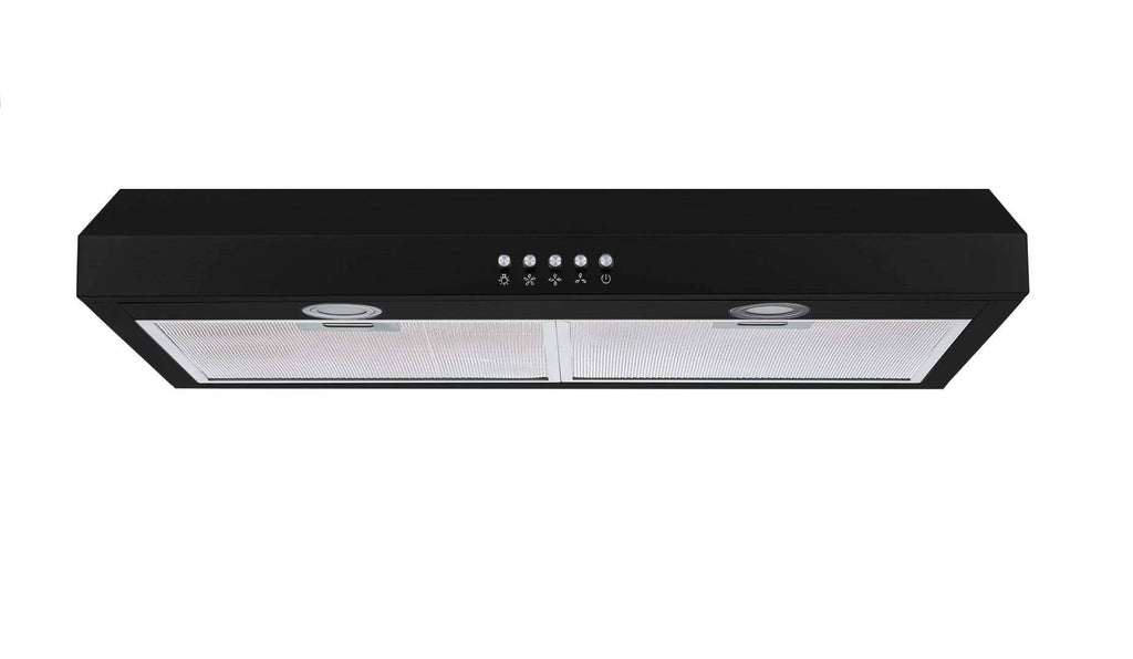 Black Convertible Under Cabinet Range Hood P5737