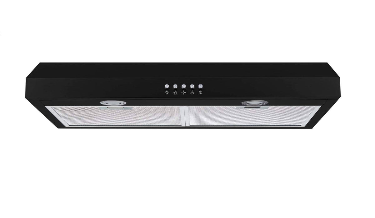 Black Convertible Under Cabinet Range Hood P5737