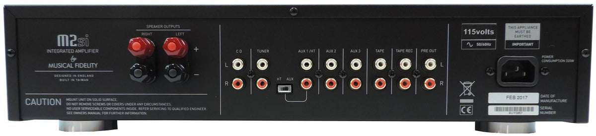 Black Stereo Integrated Amplifier H869460