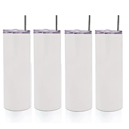 20 oz Stainless Steel Insulated Tumbler White (25PCS) P817