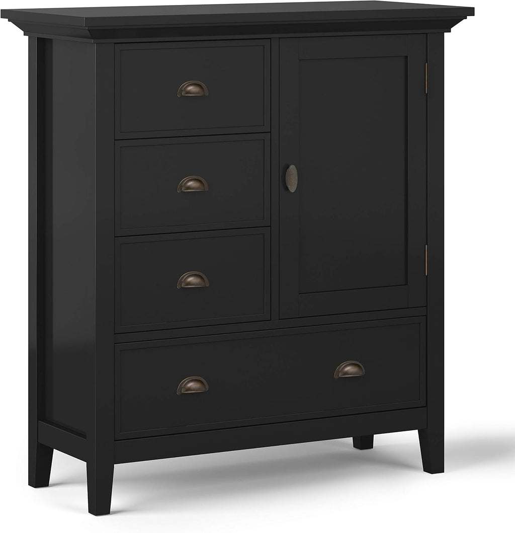 Solid Wood 39 inch Wide Storage Cabinet with 3 Drawers J69309