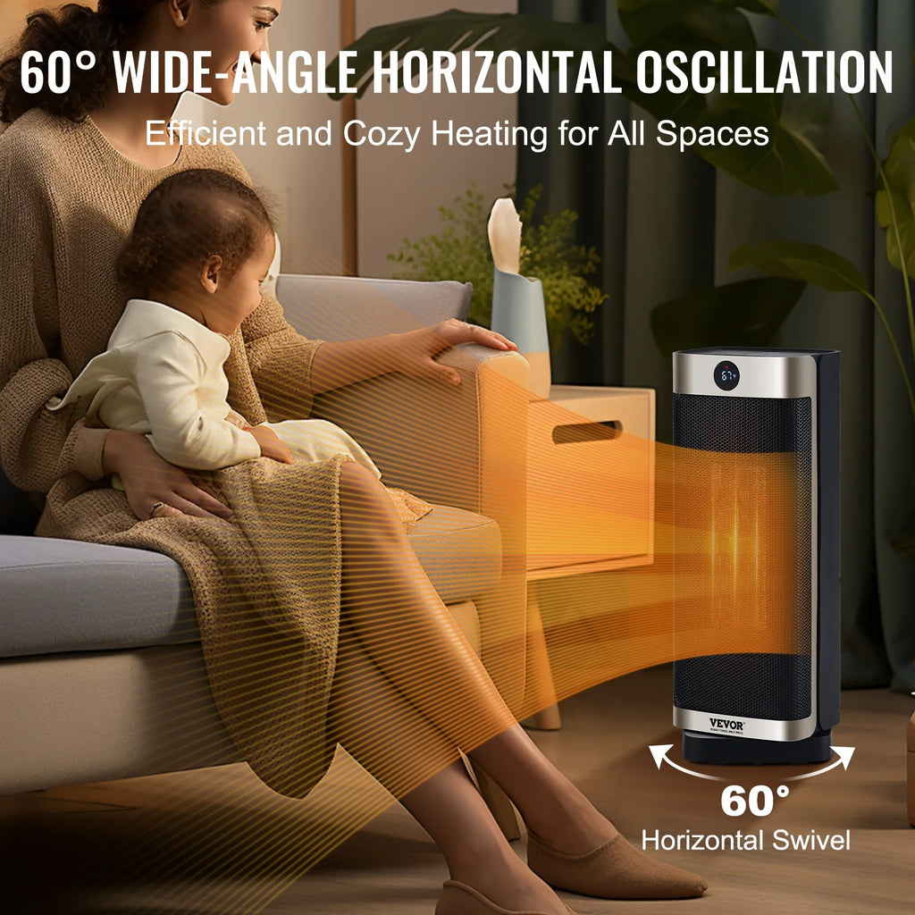 1500W Electric Fan Forced Portable Space Heater 16 in N442