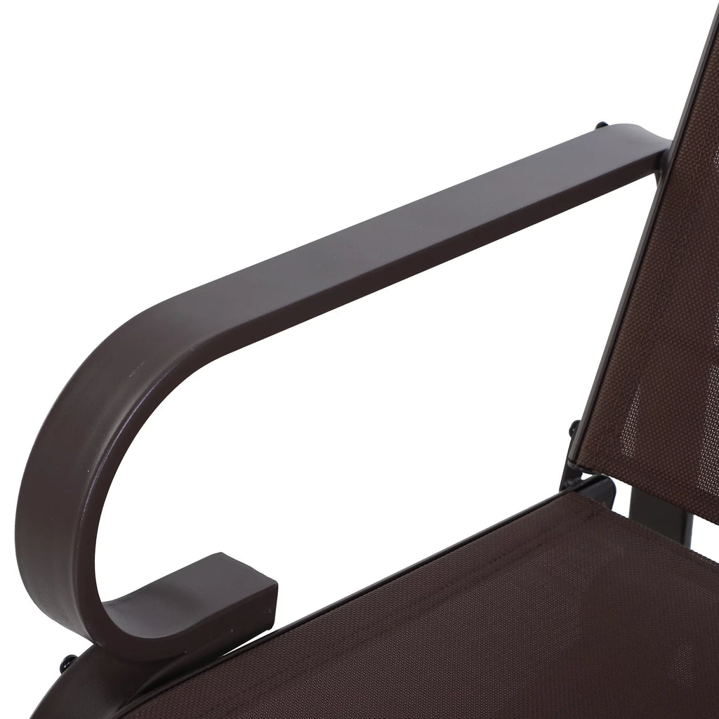 Brown Wooden Legs Glider Rocking Chair E956