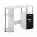 Simplistic Computer Study Desk with Bin Drawers I96438