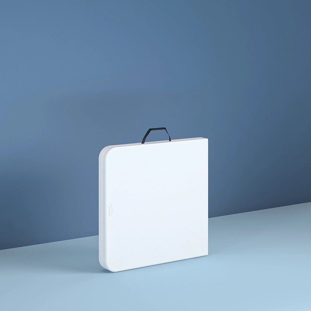 6 Foot Folding Table White Speckle G73487