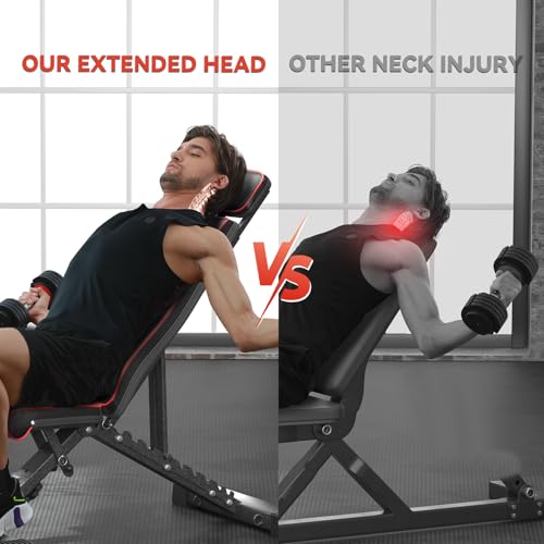 6 in 1 Adjustable Weight Bench Set R170
