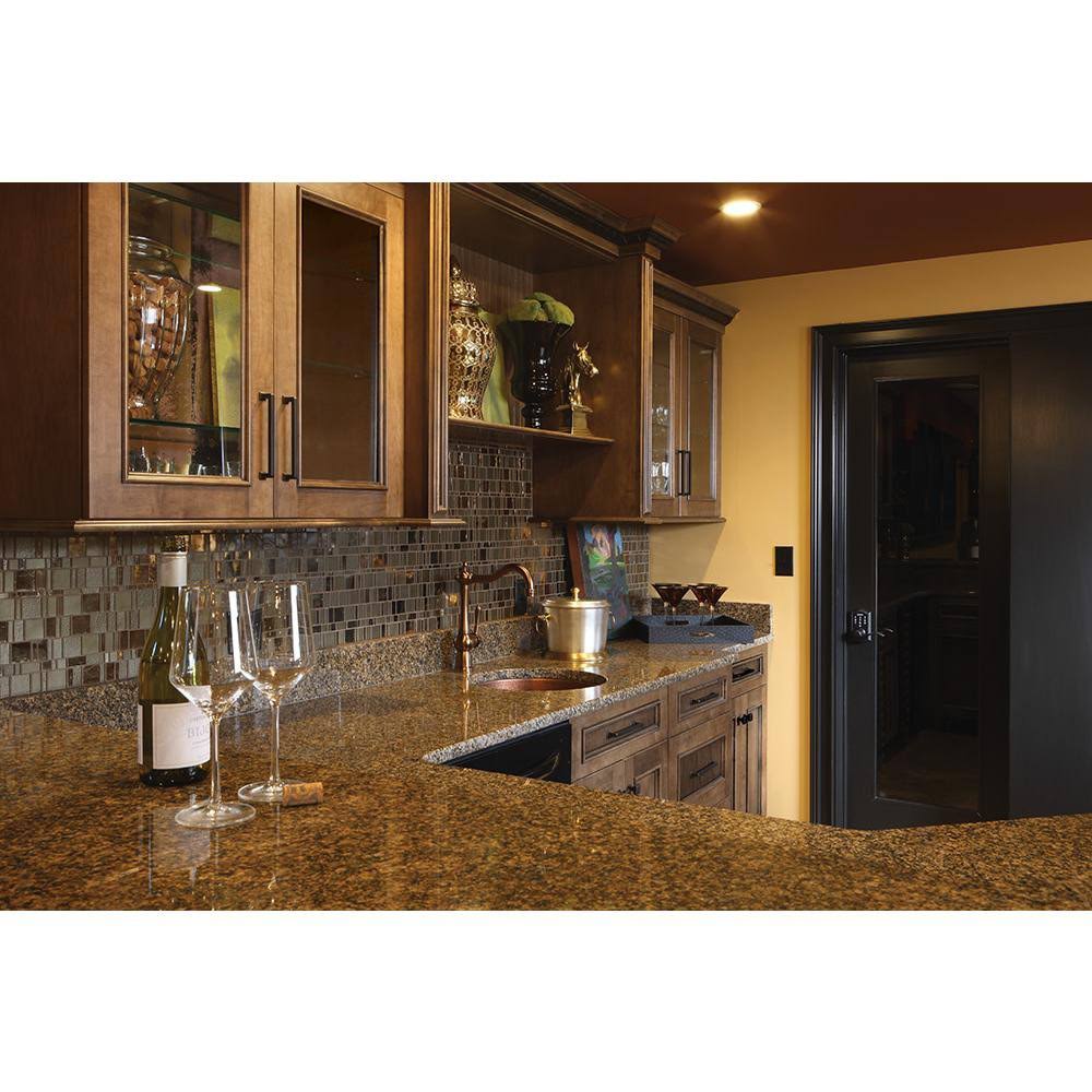 Antique Brass Touch Lock with Accent Lever S495238
