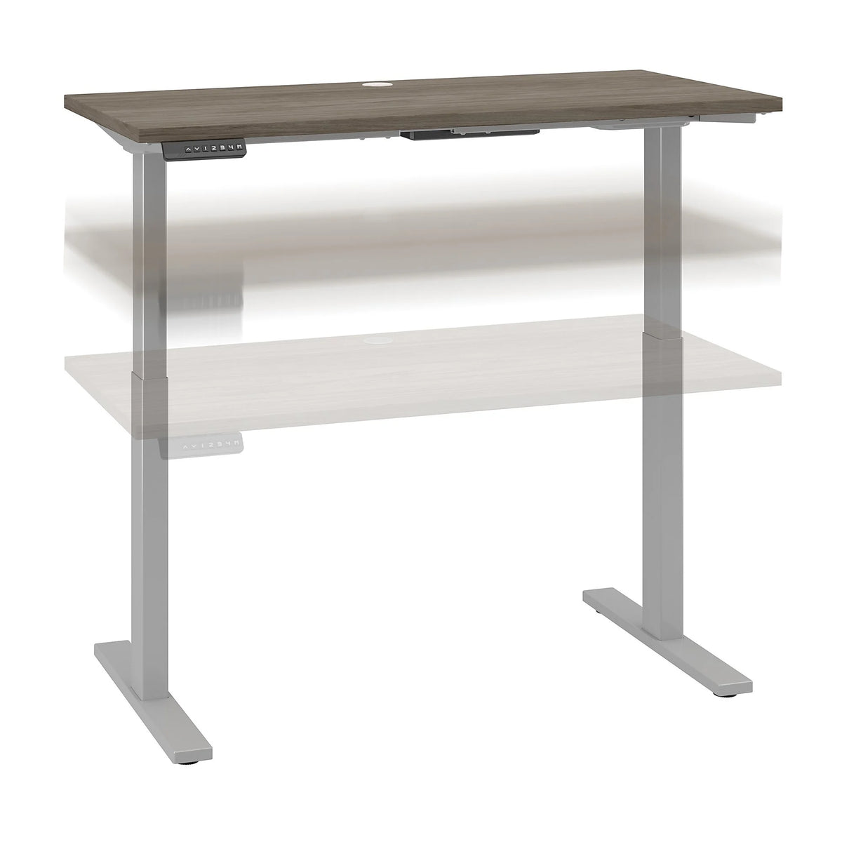 Adjustable Desk in Modern Hickory F9006