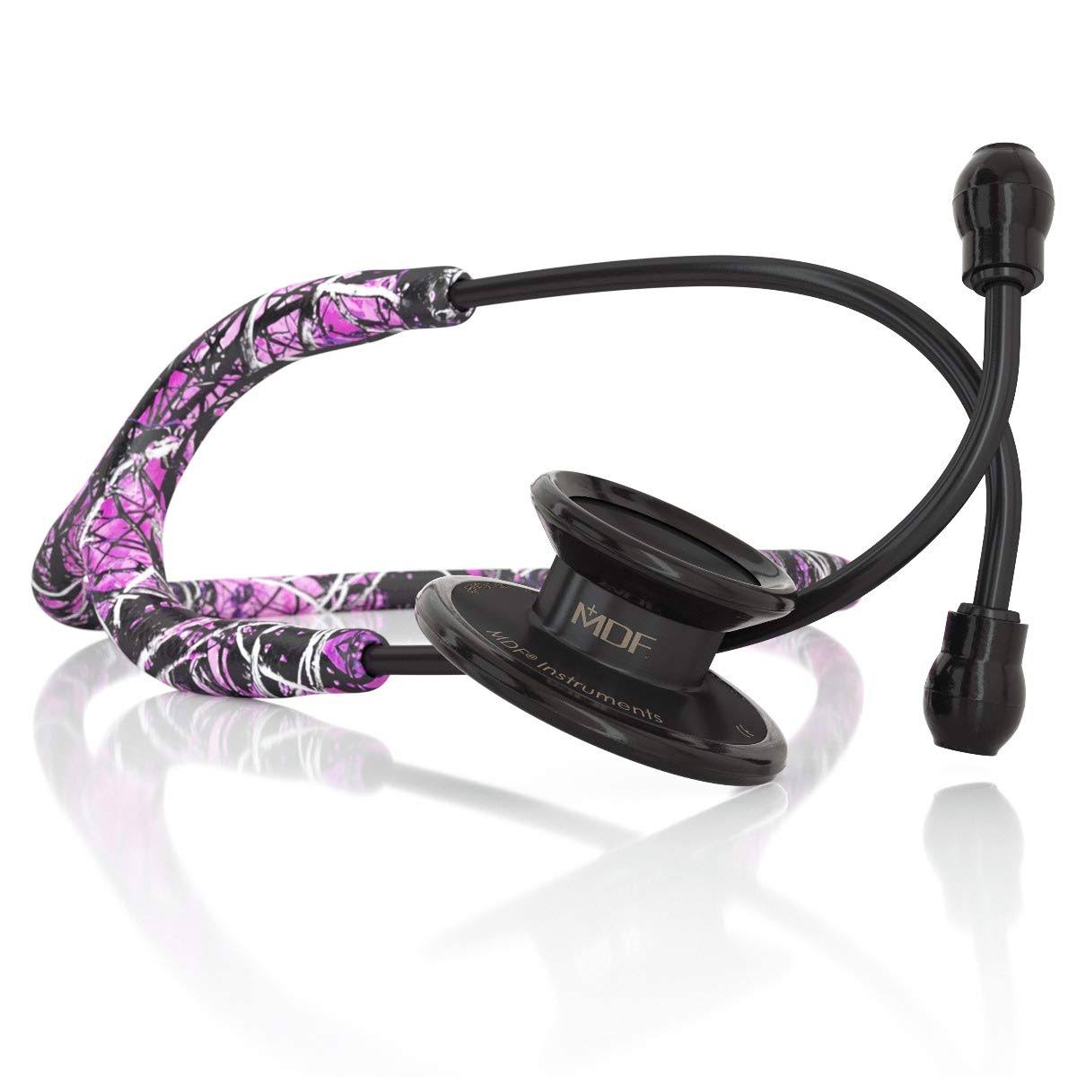 Black and Pink Camo Stethoscope B6820