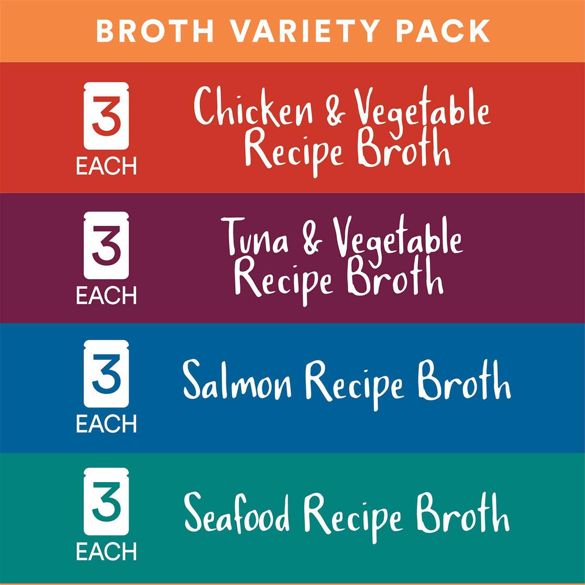 Wet Cat Meal Topper Broths Variety Pack J374783