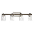 4 Light Bath Bar Satin Nickel/Gray H5115