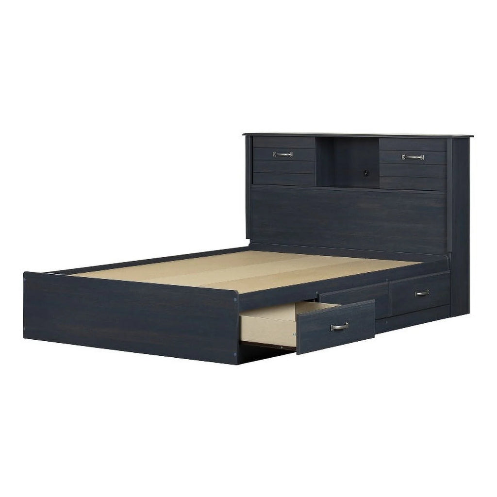 Full Storage Bed and Bookcase Headboard Set G6386