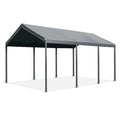 10' x 20' Heavy Duty Portable Carport Gray J85819