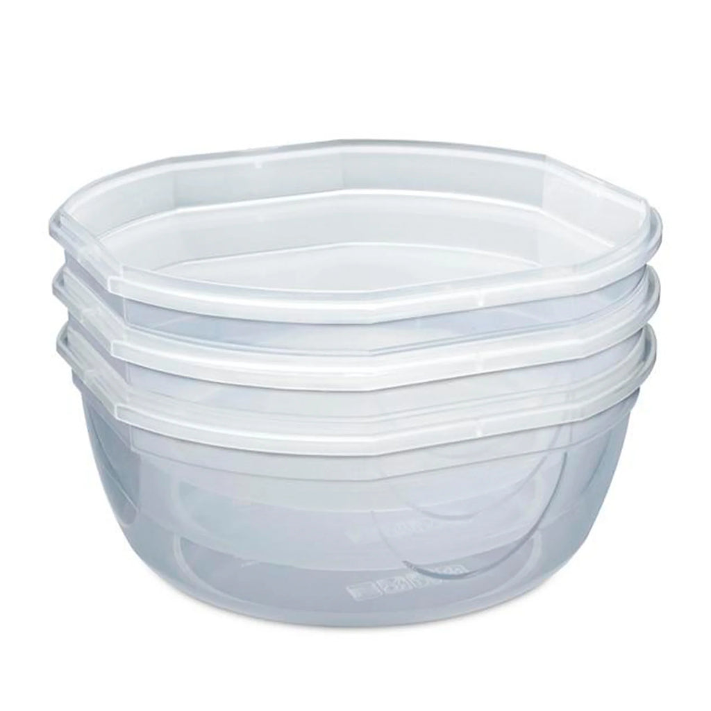 8.10 Quart Plastic Food Storage Bowl Container, 2 Pack T86374