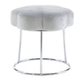 Gray Accent Vanity Stool E55792