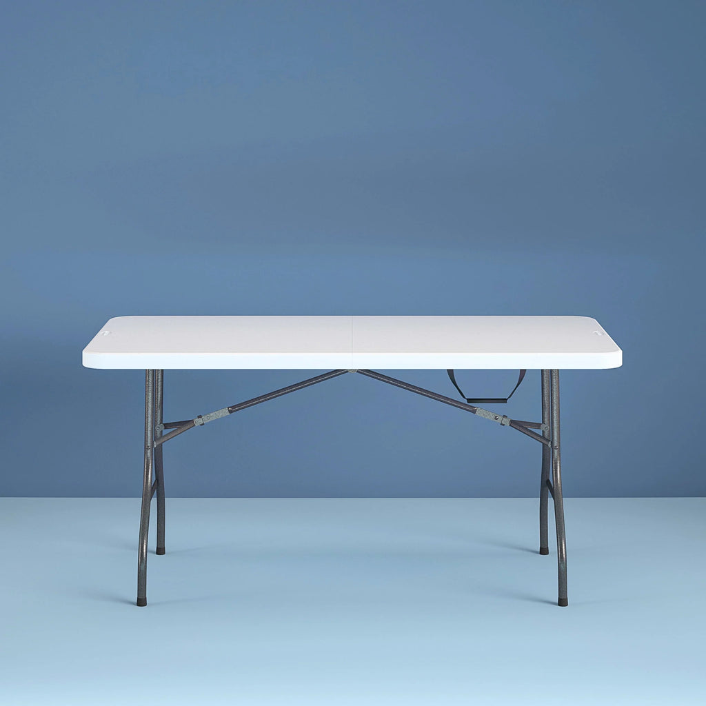 6 Foot Folding Table White Speckle G73487