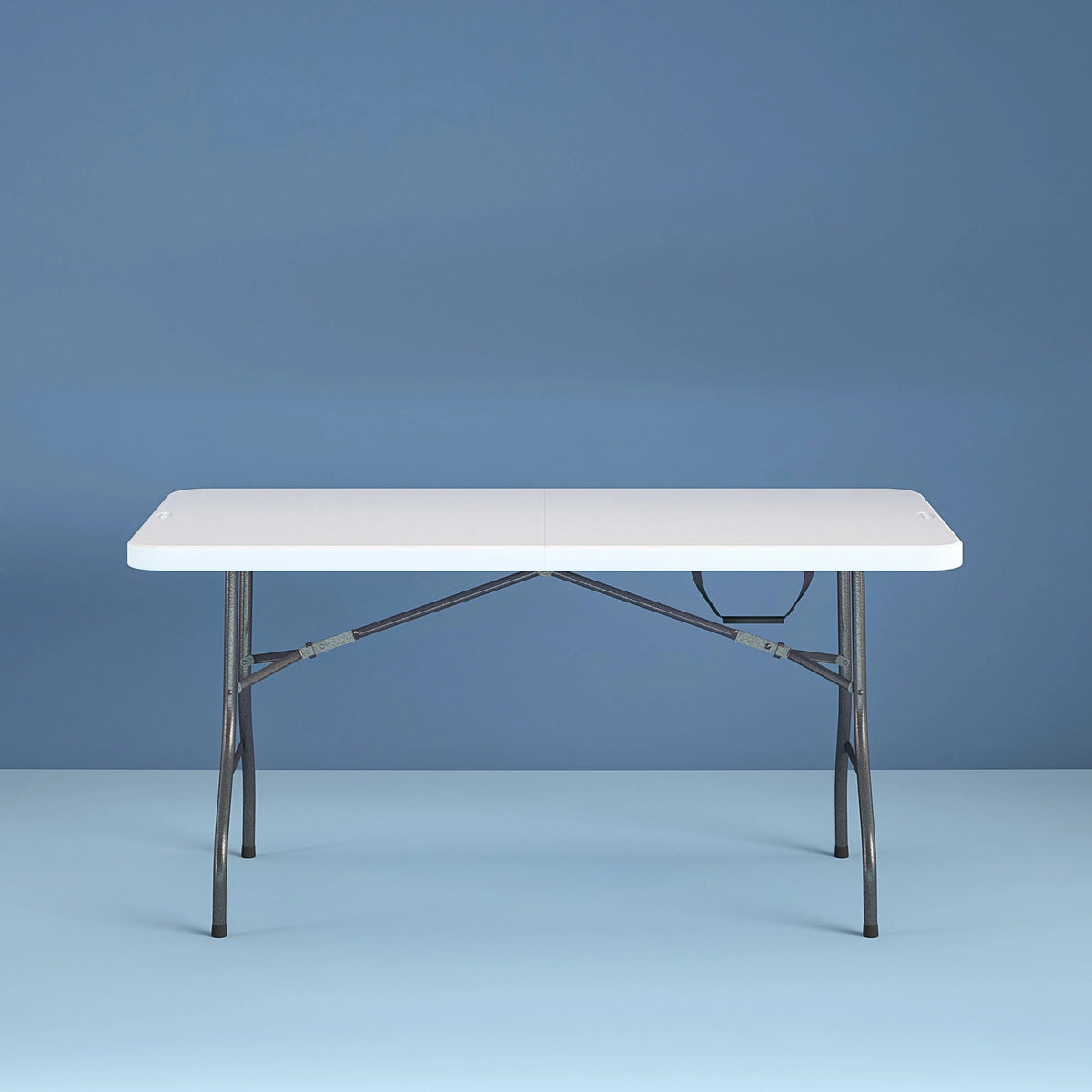 6 Foot Folding Table White Speckle G73487