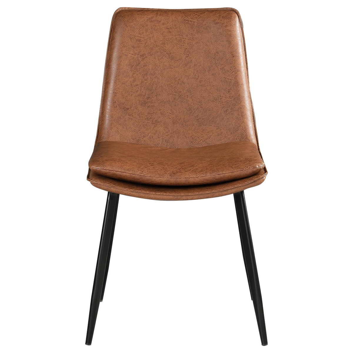 Faux Leather Padded Seat Dining Side Chair M402