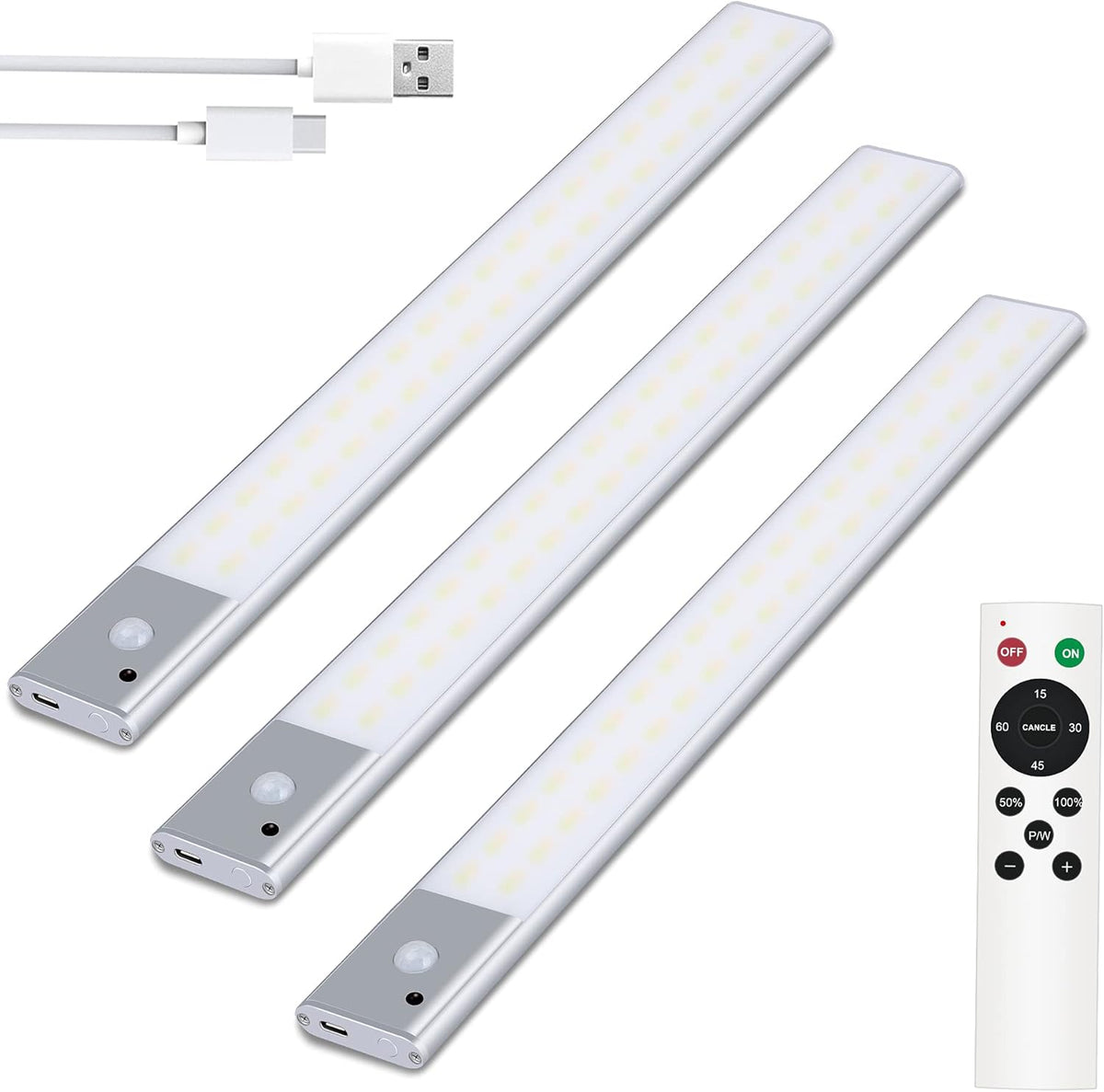 Under Cabinet Lighting Rechargeable Wireless 3 Packs U21889