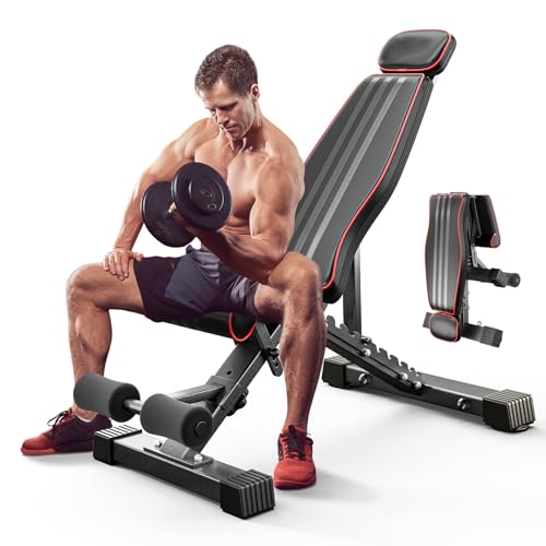 6 in 1 Adjustable Weight Bench Set R170