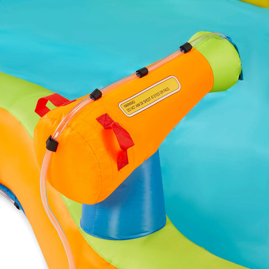 Inflatable 2 Lane Water Slide Splash Pool A609