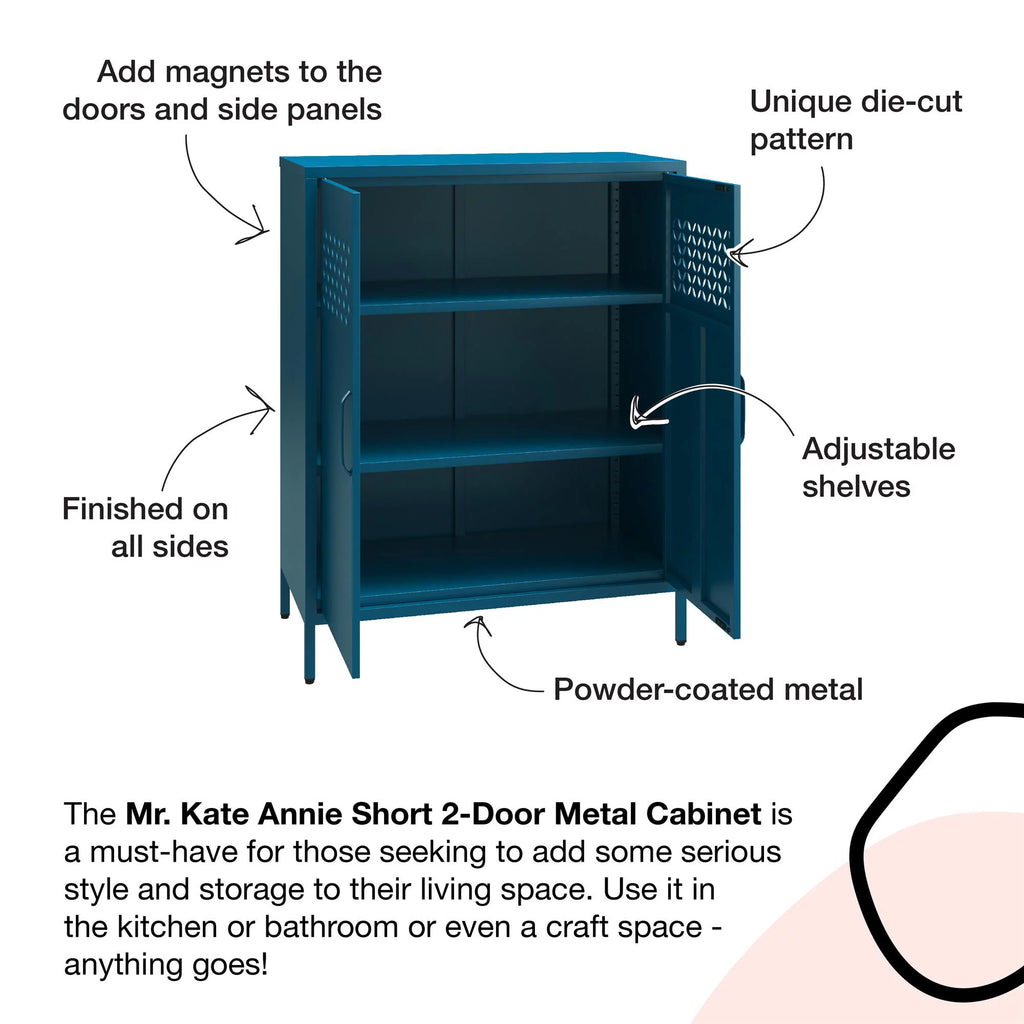 2 Door Metal Cabinet B748