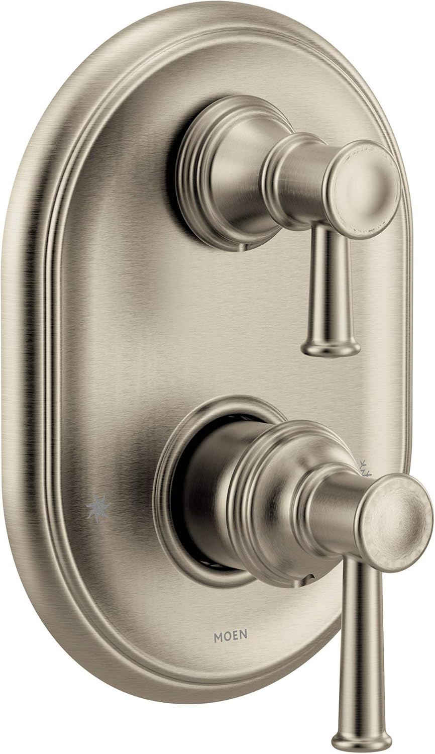 Polished Nickel 2-Handle Shower Trim with Integrated Transfer Z874