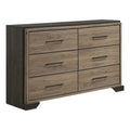 6 Drawer Wood Dresser Y3529