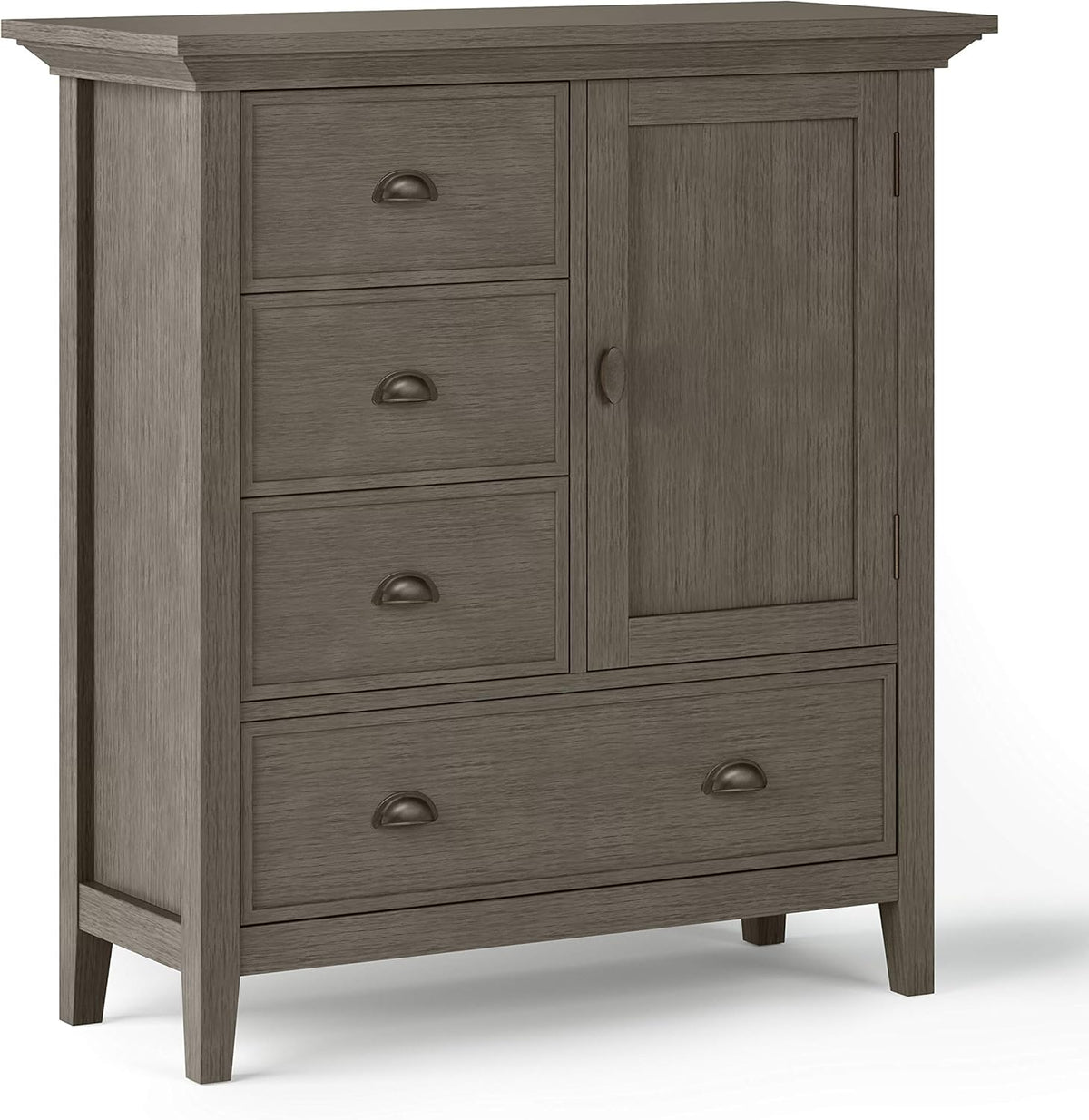 Solid Wood 39 inch Wide Storage Cabinet with 3 Drawers J69309