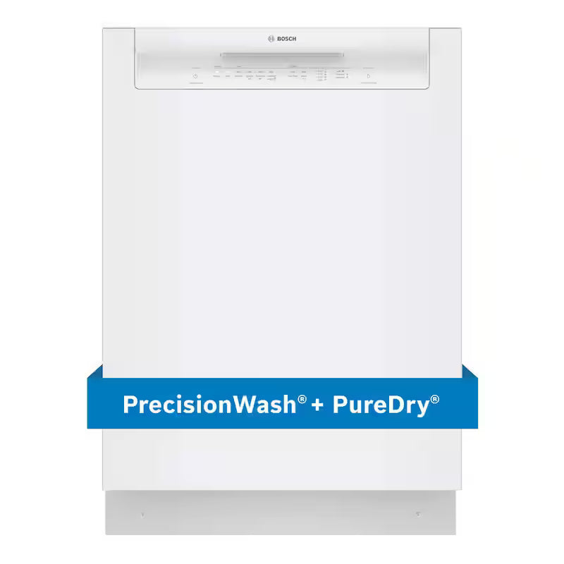 White Front Control Tall Tub Dishwasher with Stainless Steel Tub V269571