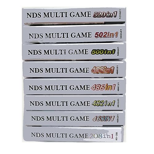 482 in 1 Multi Cart Video Games Cartridge for Nintendo DS 3DS 2DS B82582