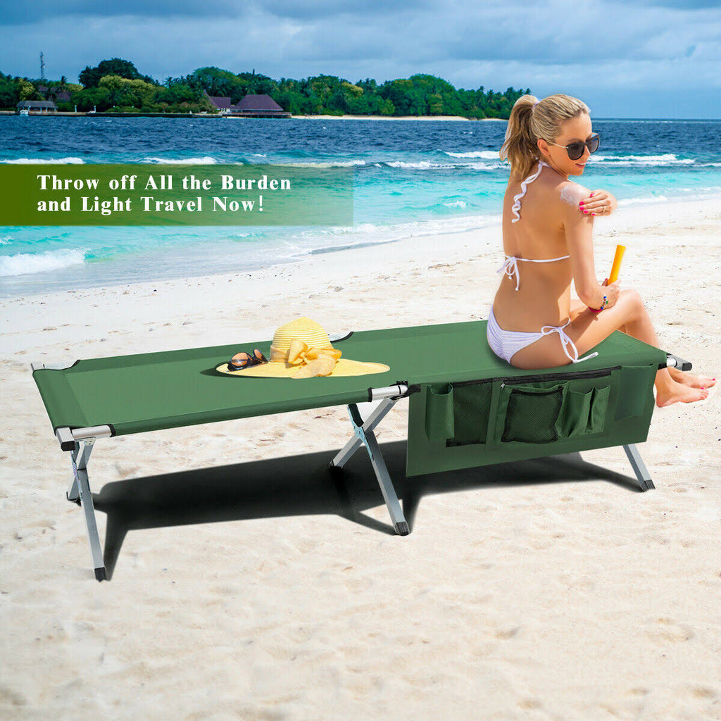 Heavy-Duty Folding Camping Cot with Carry Bag M797758