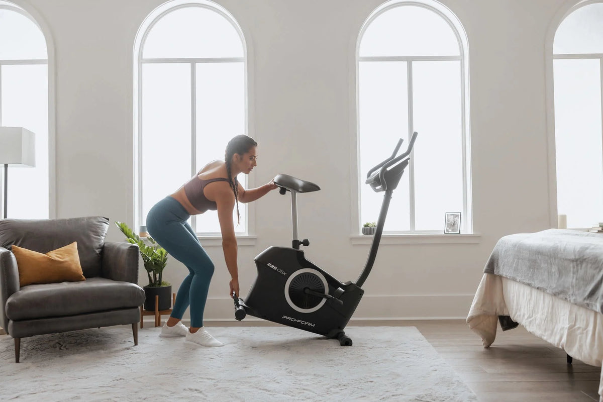 Recumbent Exercise Bike with Display and Tablet Holder T777360