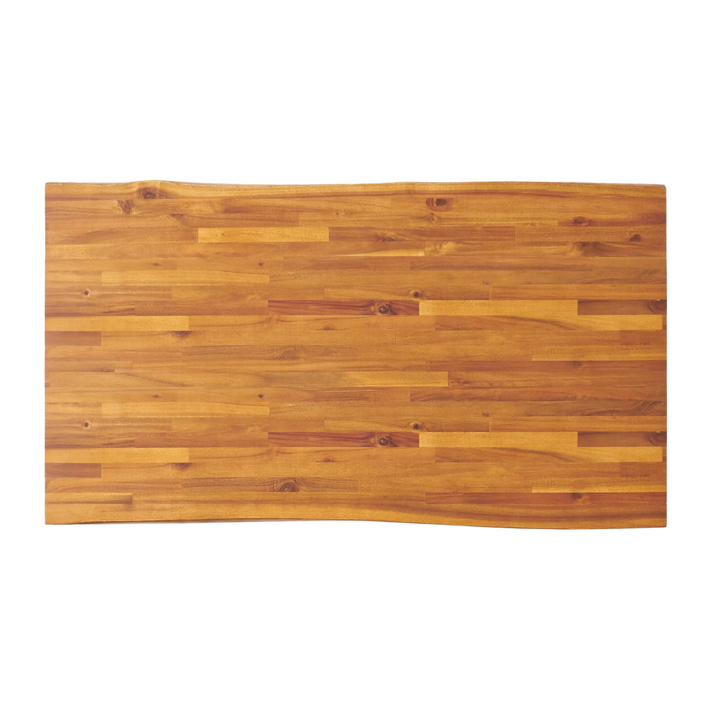 Acacia Desk with Iron Legs K9080