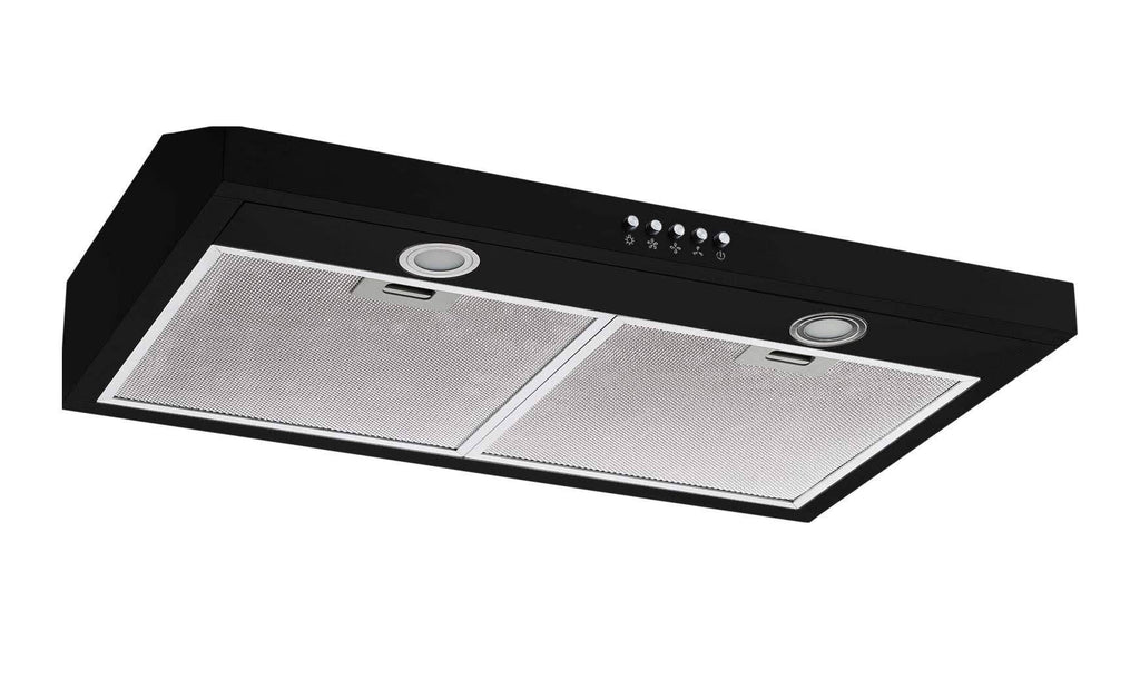 Black Convertible Under Cabinet Range Hood P5737