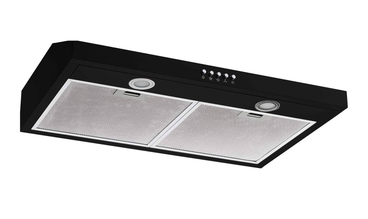 Black Convertible Under Cabinet Range Hood P5737