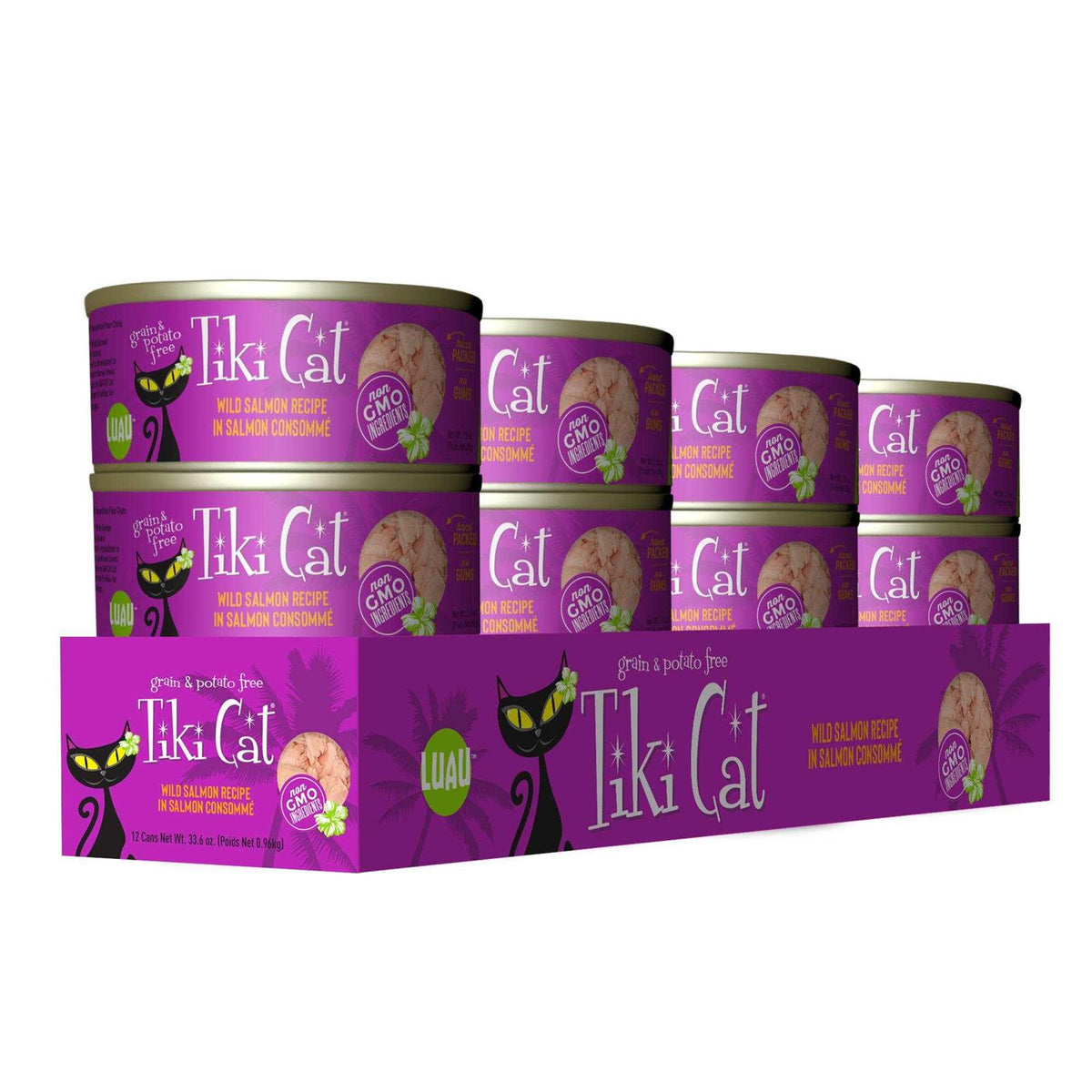 Wild Salmon Pate Cat Food N720