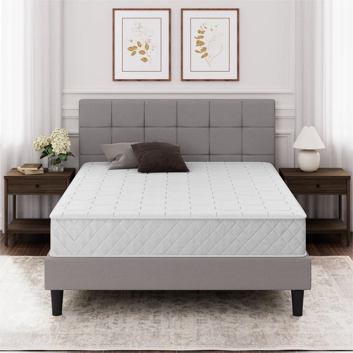 8 Quilted Hybrid Foam and Pocket Spring Mattress Twin-XL O965