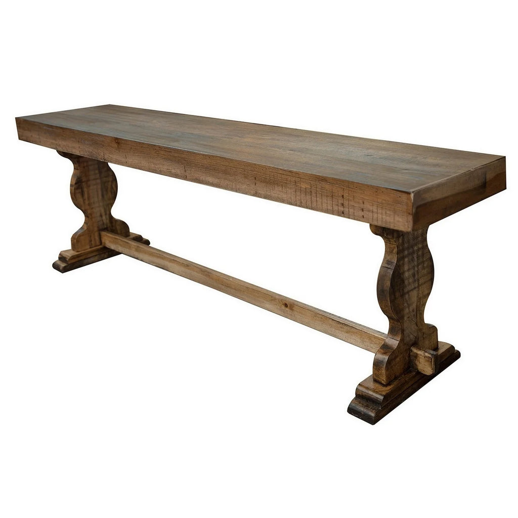 70 Inch Solid Pine Wood Bench F9722