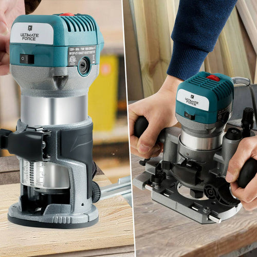 1.25HP Variable Speed Palm Router with Plunge Base M259