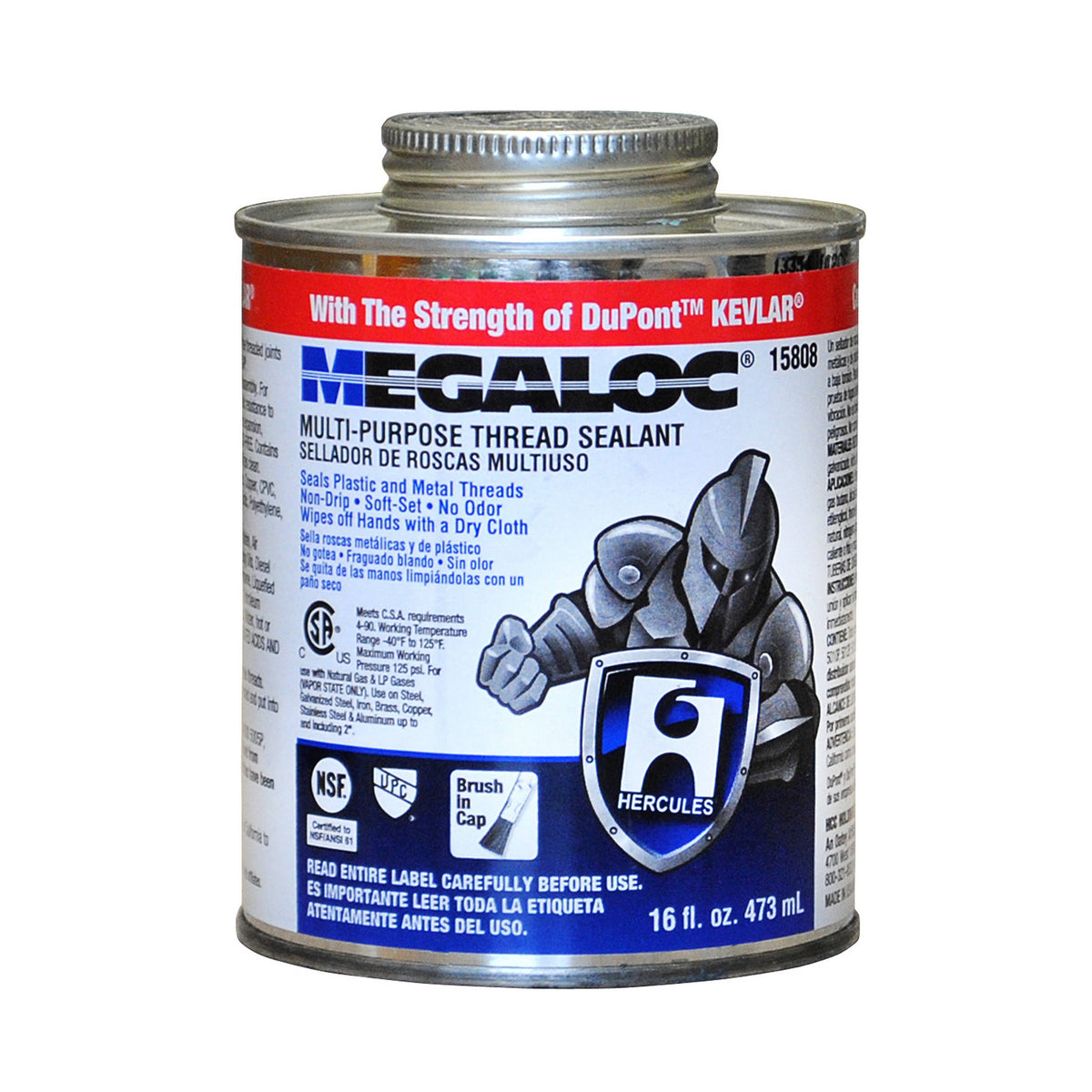 1 qt. Block Screw Cap with Brush Q754632